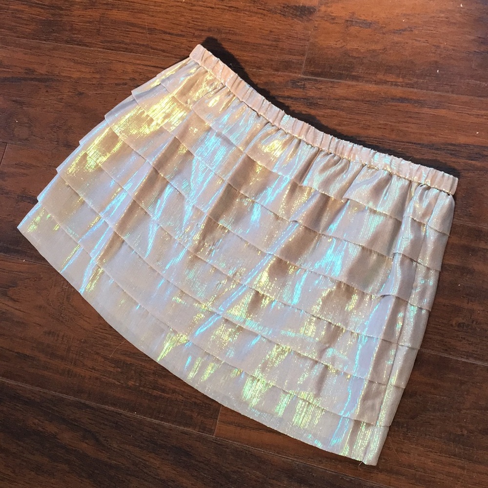 Cynthia Rowley Shimmery Mini-Skirt